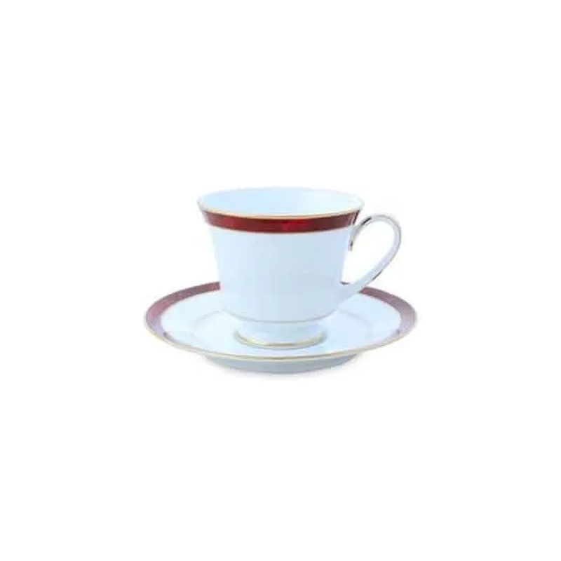 Noritake Brivon Cup & Saucer (215 mL Each) - Set of Six media 3