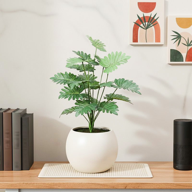 Pureleaf Philodendron Artificial Plant Without Pot - 2.3 Feet