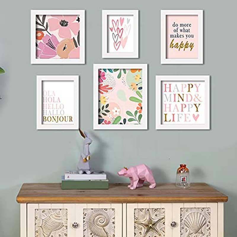 Happy mind Wall Art - Set Of Six media 3
