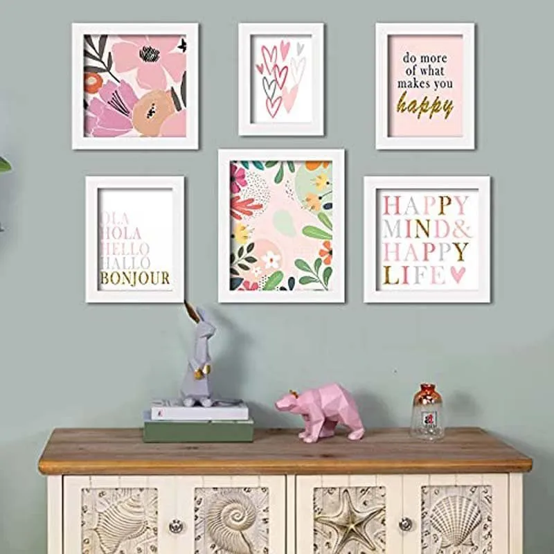 Happy mind Wall Art - Set Of Six media 3