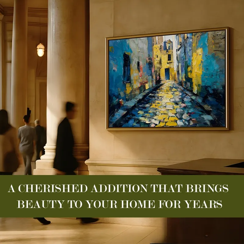 City Canvas Canvas Wall Painting With Frame media 7
