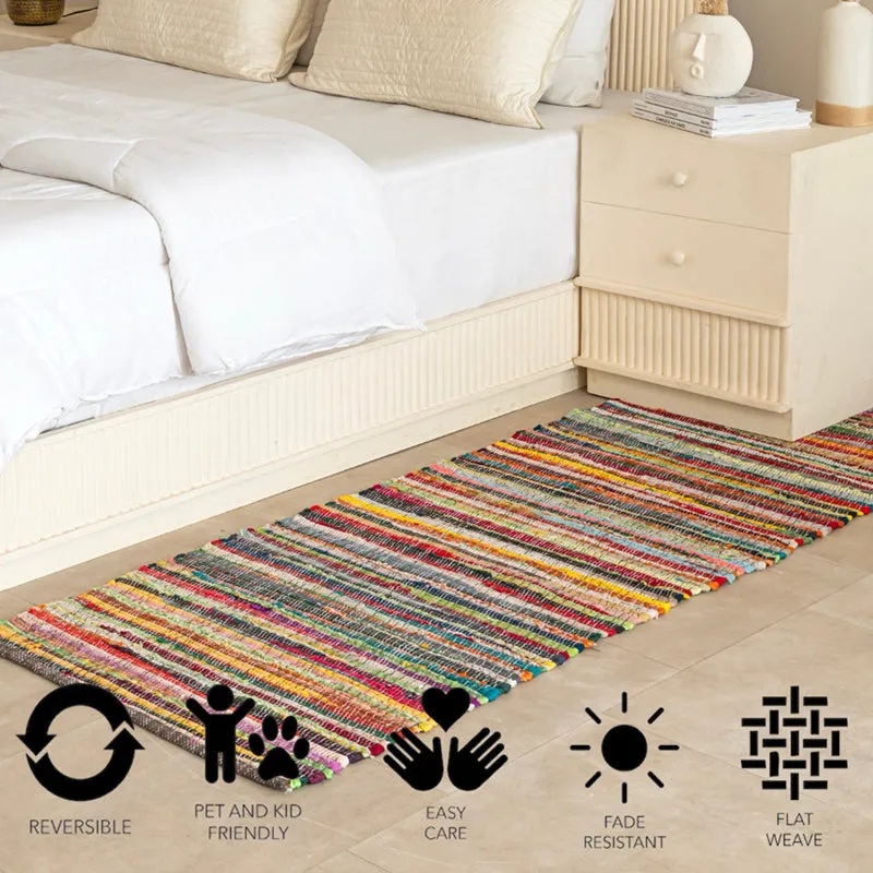 Myrrin Cotton Runner Rug - Multicolor media 7