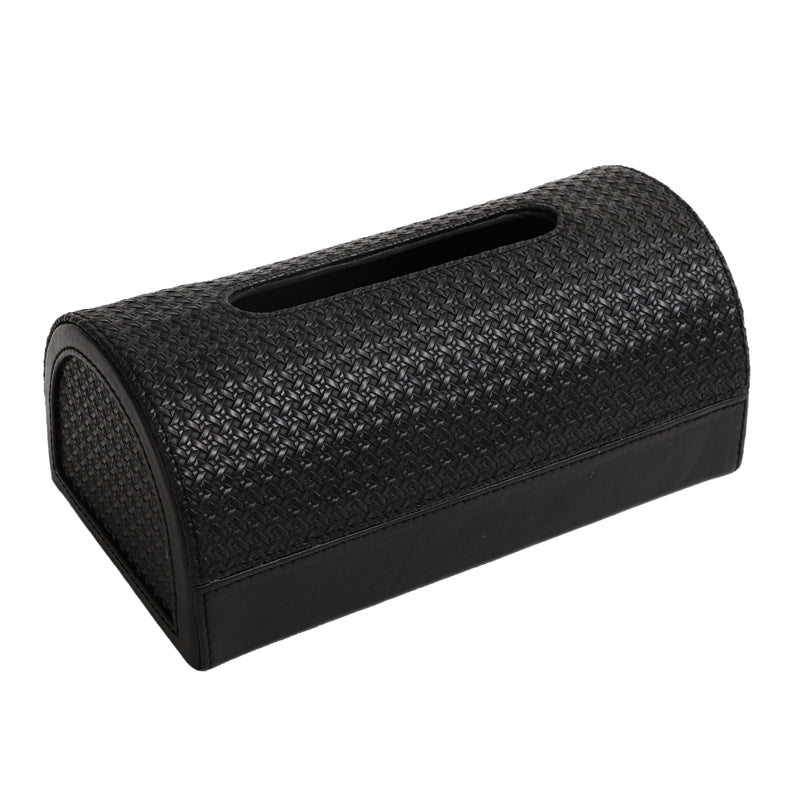Utra Leather Tissue Holder - Black media 4