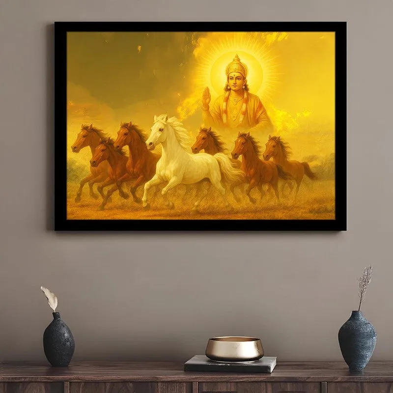 Divine Gallop Wall Art with Frame media 2