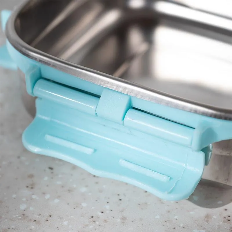 Hotserve Stainless Steel Lunch Box (Cyan) - 400 mL media 8