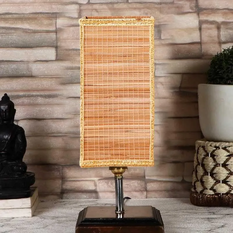 Sikoya Bamboo Table Lamp - Beige,Black media 4