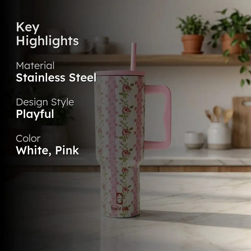 Floral Stainless Steel Tumbler - 1200 mL media 2