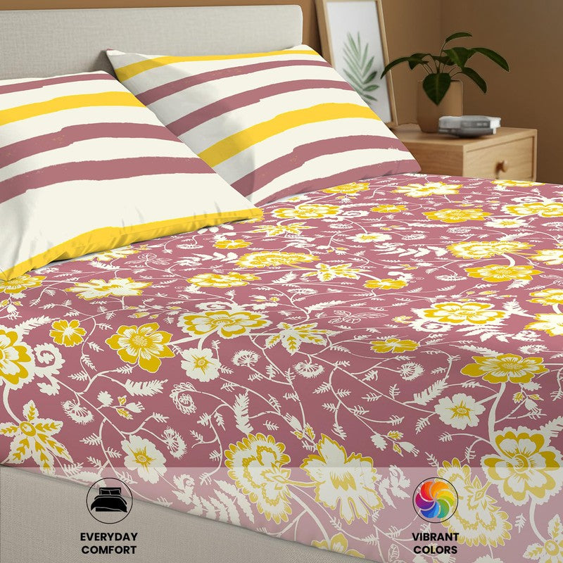 Urban Space Gulnaar Soft Cotton Bedsheet - 144 TC media 6