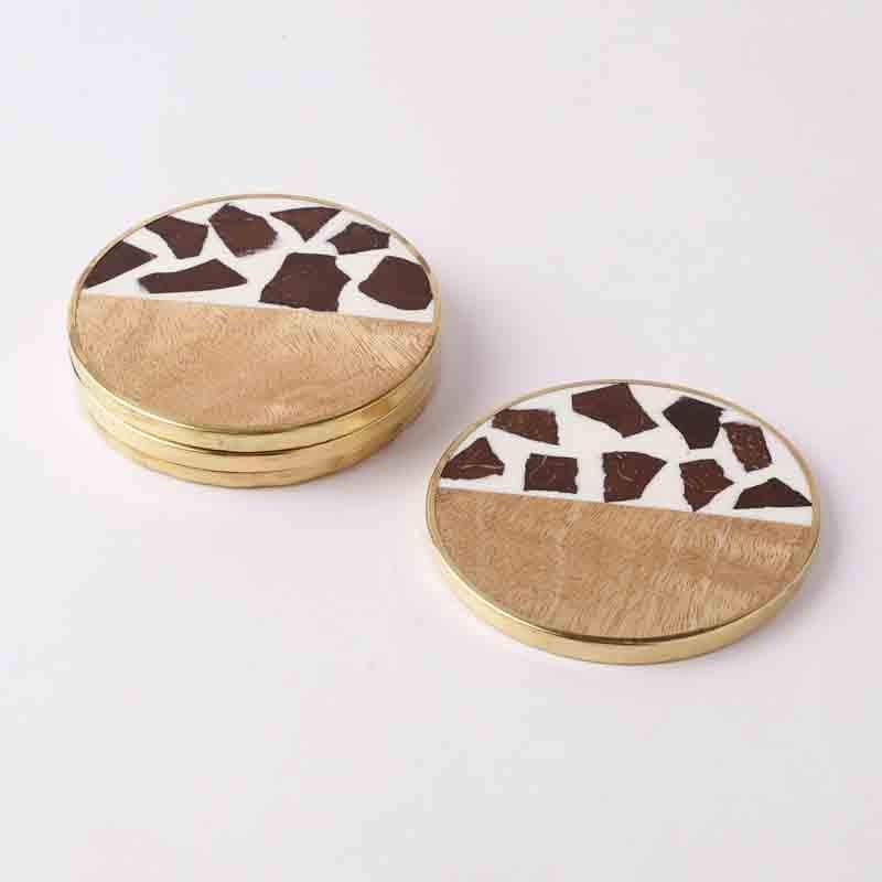 Animal Print Wooden Coaster - Set Of Four media 6