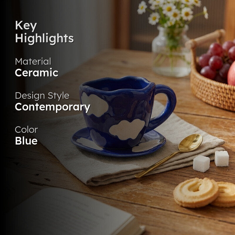 Sipora Cup & Saucer (210 mL Each) - Two Piece Set media 2