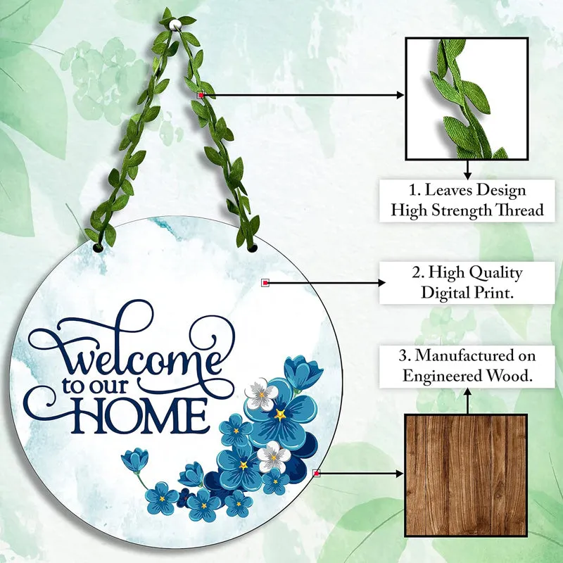 Welcome Home I Polyester & MDF Wall Hanging media 4