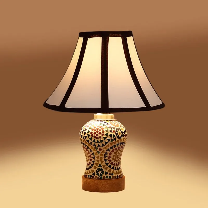 Aurenique Wooden Table Lamp - Multicolor media 7