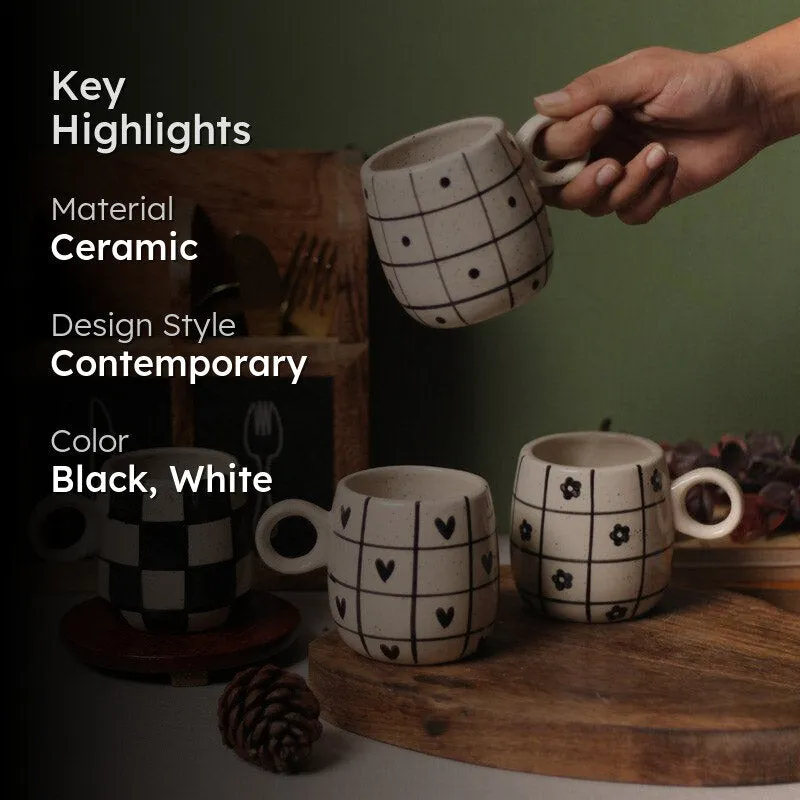 Jewett Ceramic Tea Cup (230 mL Each) - Set of Four media 2