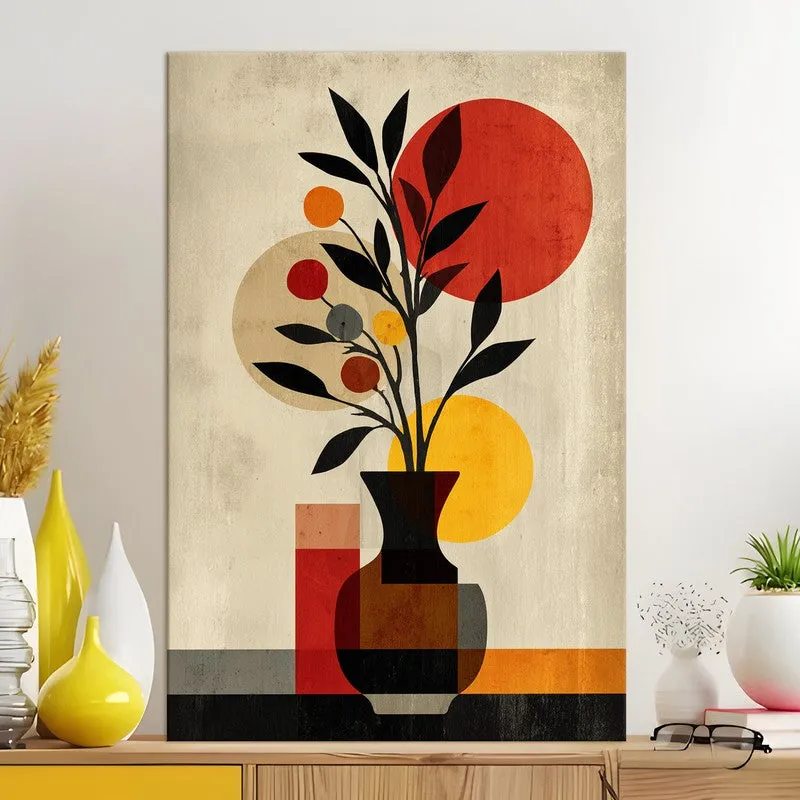 Abstract Botanical Form Canvas Wall Art media 5