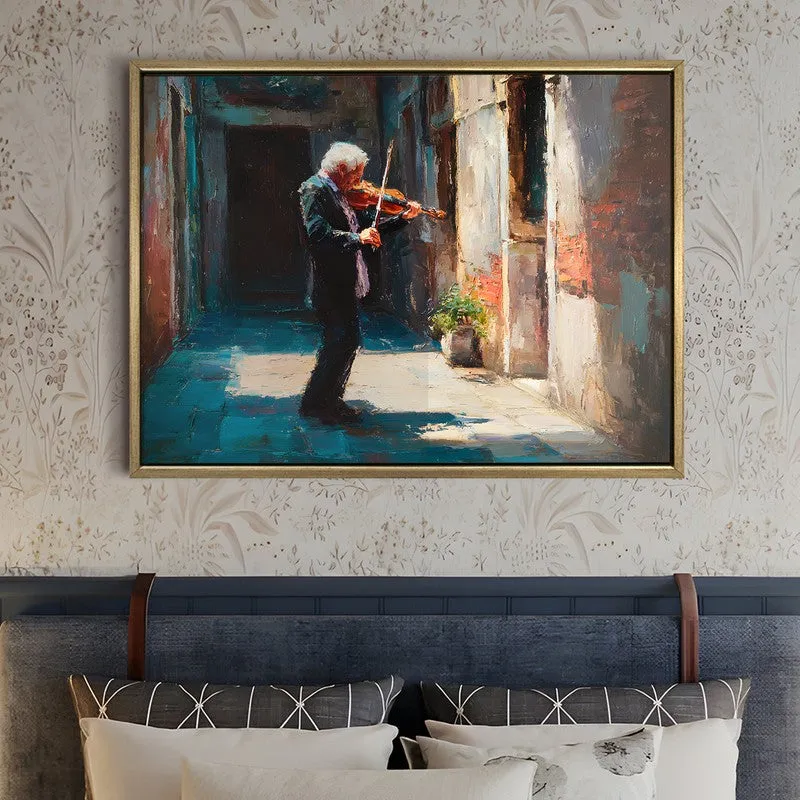 Chiaroscuro Soul Canvas Wall Painting With Frame media 5