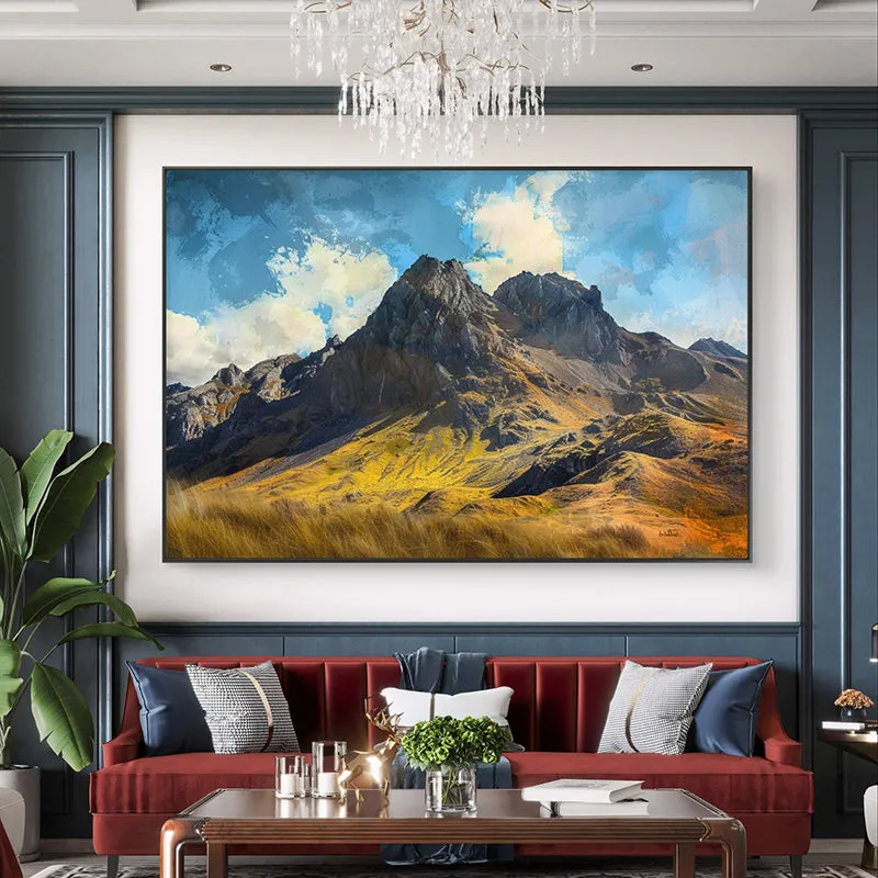 Mountains Of Vale Wall Painting media 4