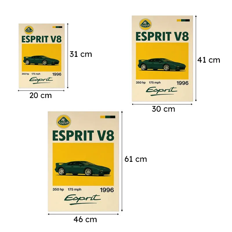 Lotus Esprit V8 Wall Poster media 9