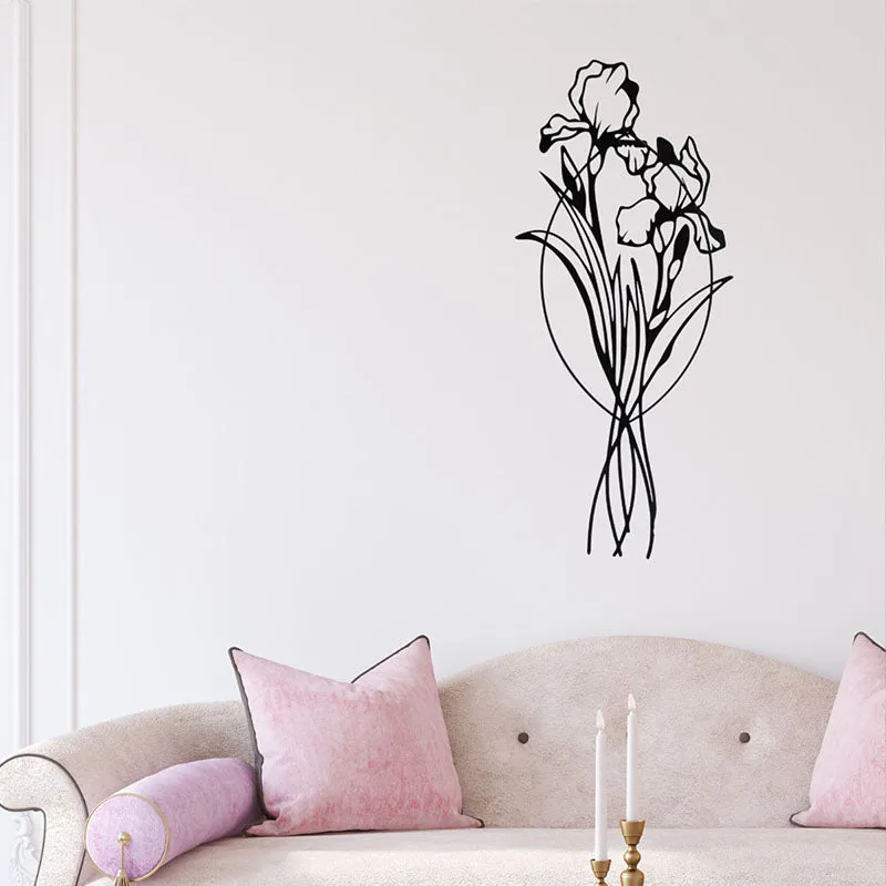 Rose Bunch Black Iron Wall Accent media 1