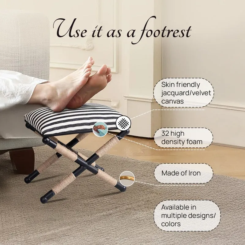 Soft Settle Ottoman (Grey) - Set Of Two media 4