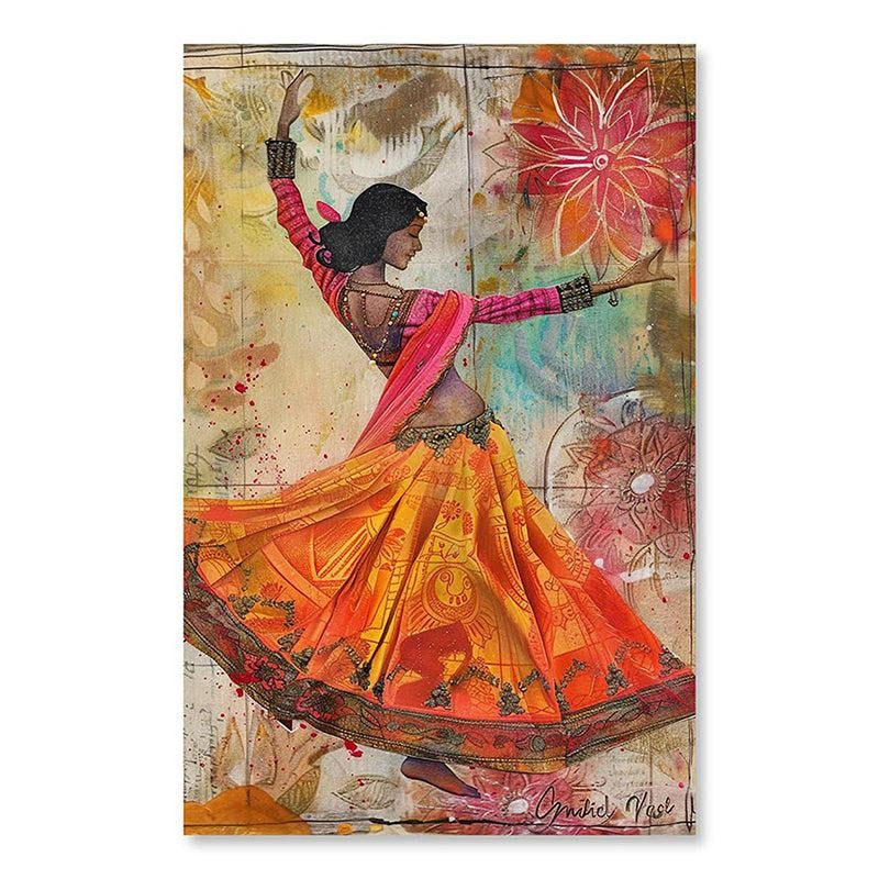 Garba Grace Canvas Traditional Wall Art media 4
