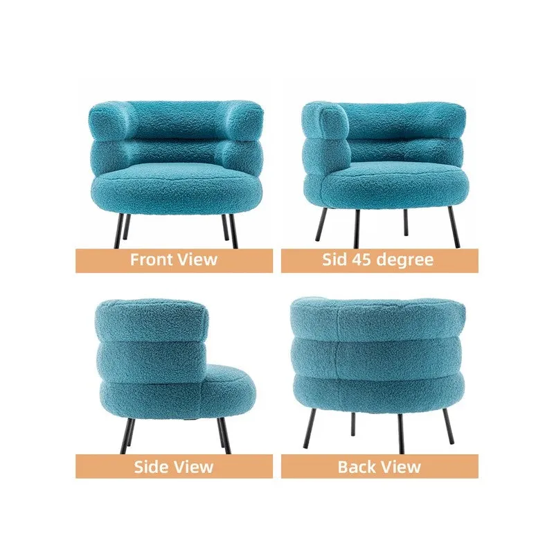 Clive Accent Chair - Blue media 4