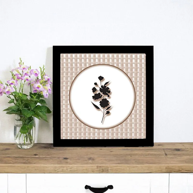 Botanica Silhouette Wall Art with Black Frame media 1