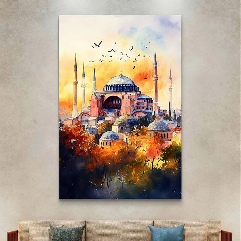 Sunset Mahal Wall Painting media 4
