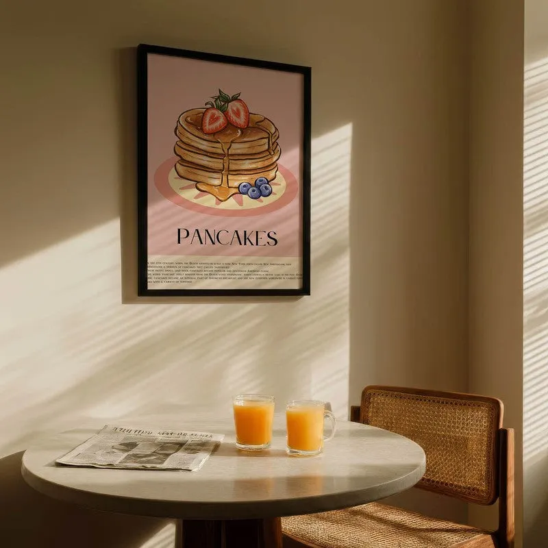 PancakeGlaze Archival Canvas Wall Art - Black media 5