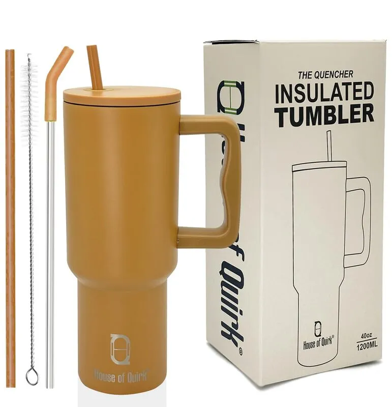 Hydra Boost Stainless Steel Tumbler (1200 ML) - Brown media 4