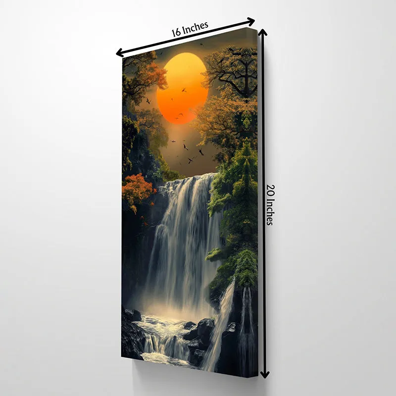 Serengetti Cascades Canvas Wall Painting media 6