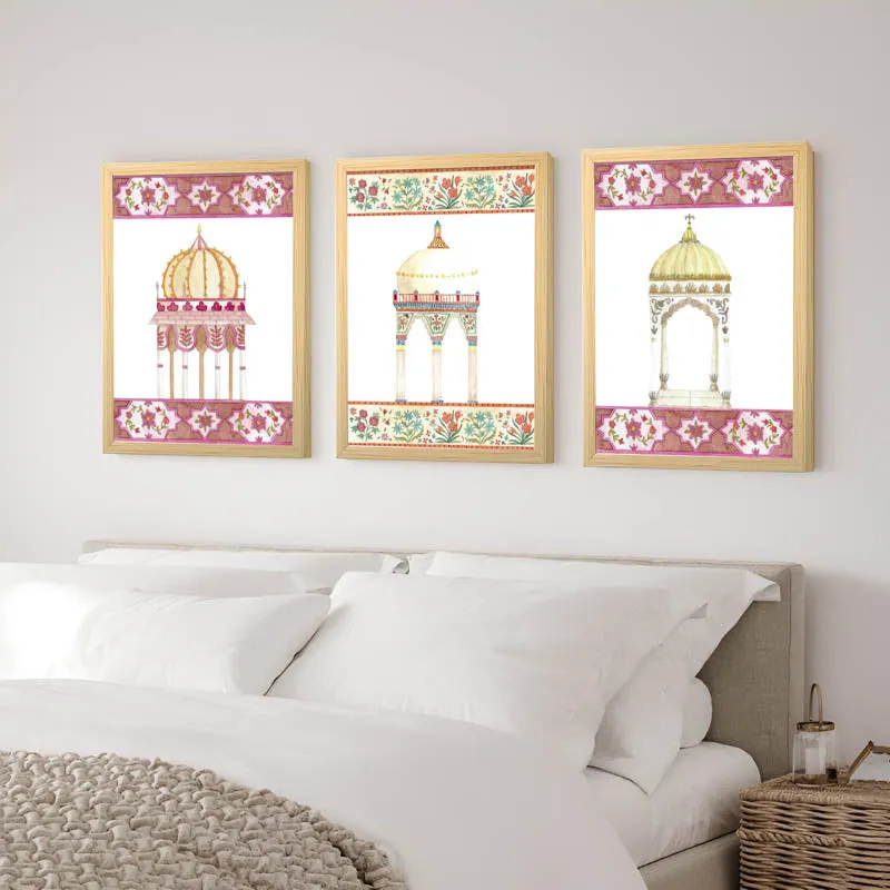 Mahal Dua  Wall Art - Set Of Three media 1