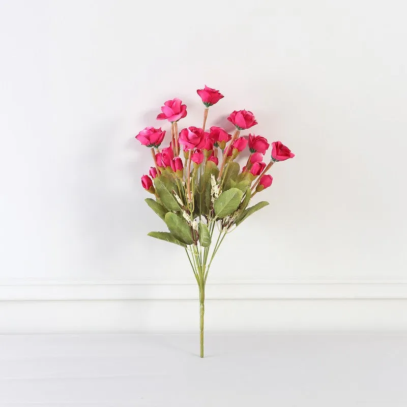 Mini Rose Artificial Flowers - Red media 3
