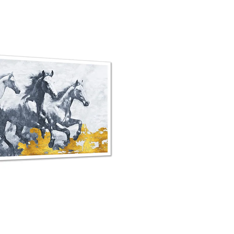 Equine Shades Wall Art with White Frame media 5