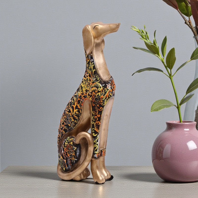 Royal Dog Polyresin Showpiece (14 inches)