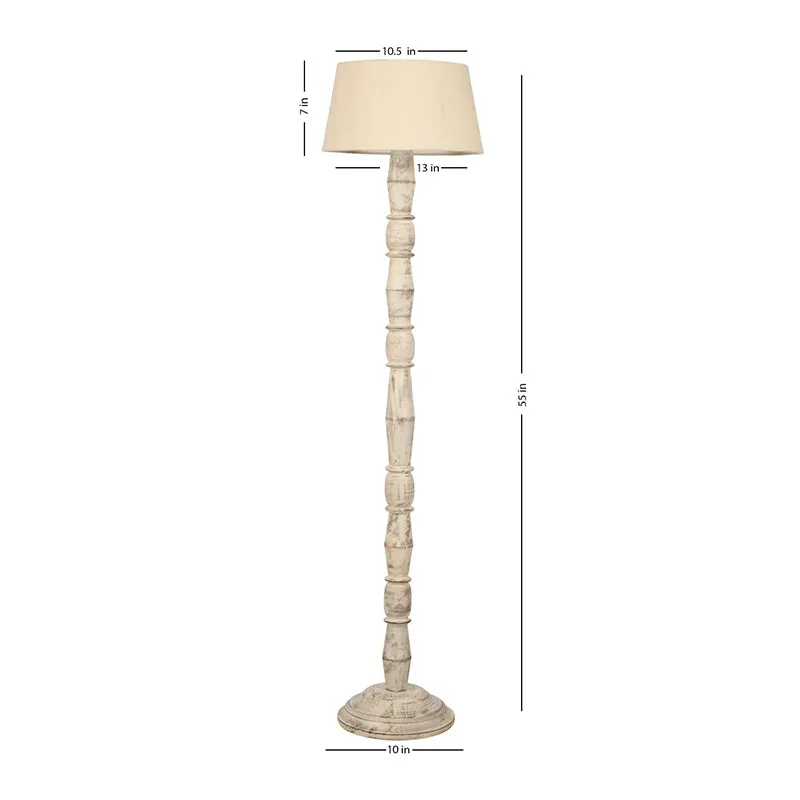 Nocturne Prism Jute Floor Lamp media 5