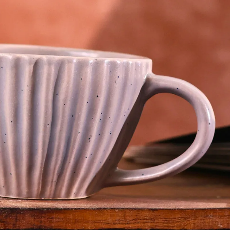 Agnese Ceramic Tea Cup (230 mL)/Grey) media 6