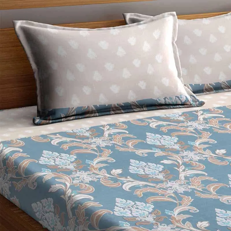 Pristine Paisley Printed Bedsheet - 180 GSM media 4
