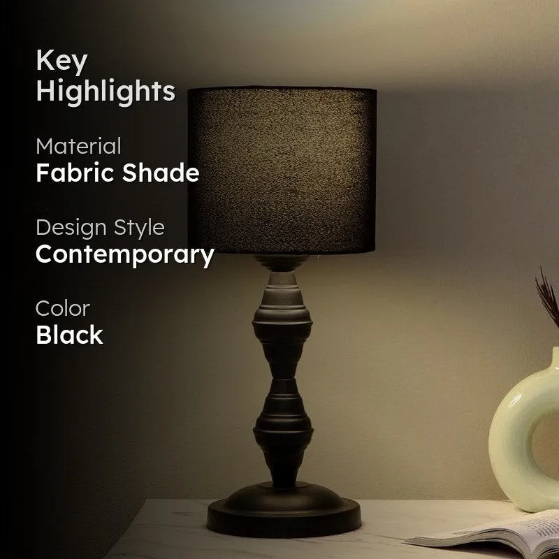 Bosea Gema Fabric Table Lamp - Black media 2