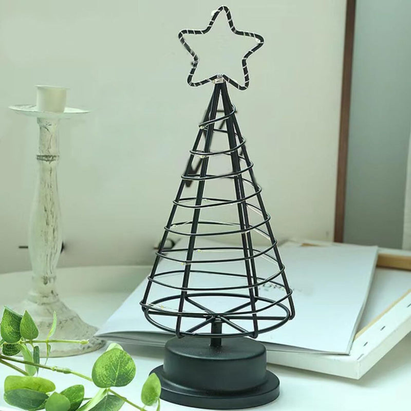 Urban Fir Christmas Ornament - Black media 3