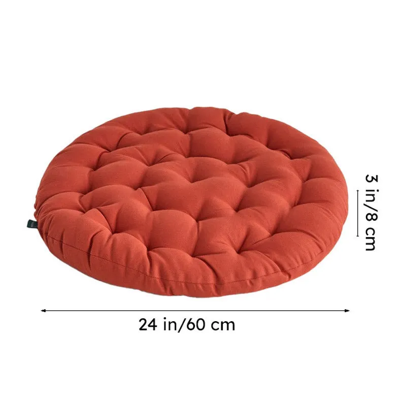 Gloria Floor Cushion (Terracotta Brown) - Set Of Three media 11