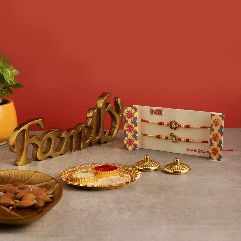 Ganesha Family Rakhi Hamper media 1
