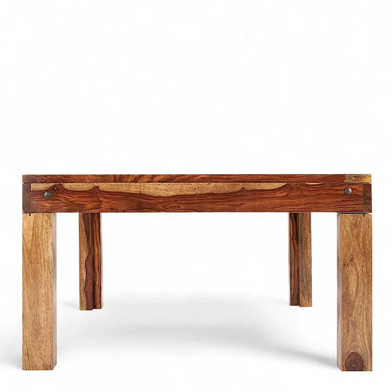 Nervon Sheesham Wooden Center Table - Brown media 7