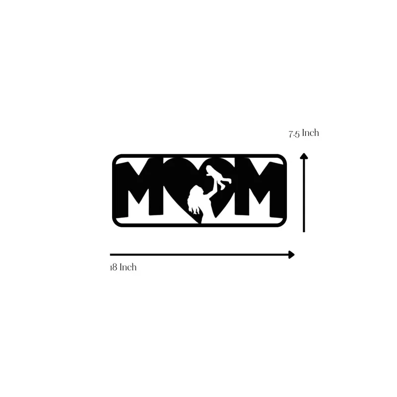 Mom's Heart Iron Wall Accent media 5
