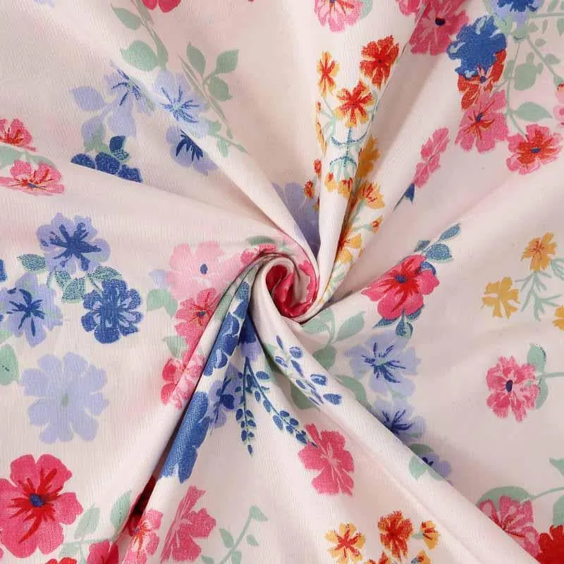 Miniature Florals Printed Bedsheet - 150 GSM media 6