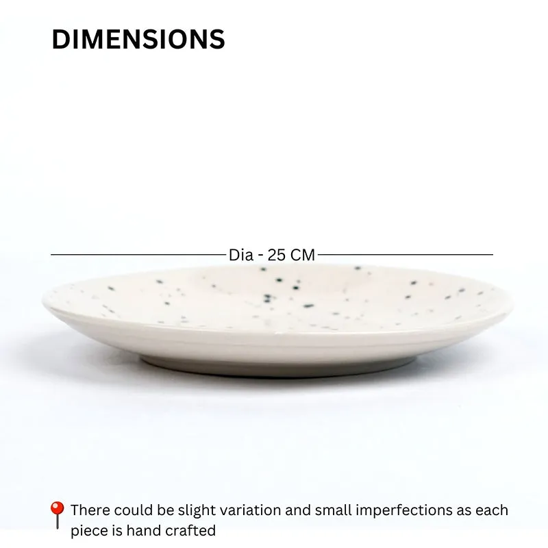 Ink Drops Ceramic Dinner Plate - Set Of Six media 7