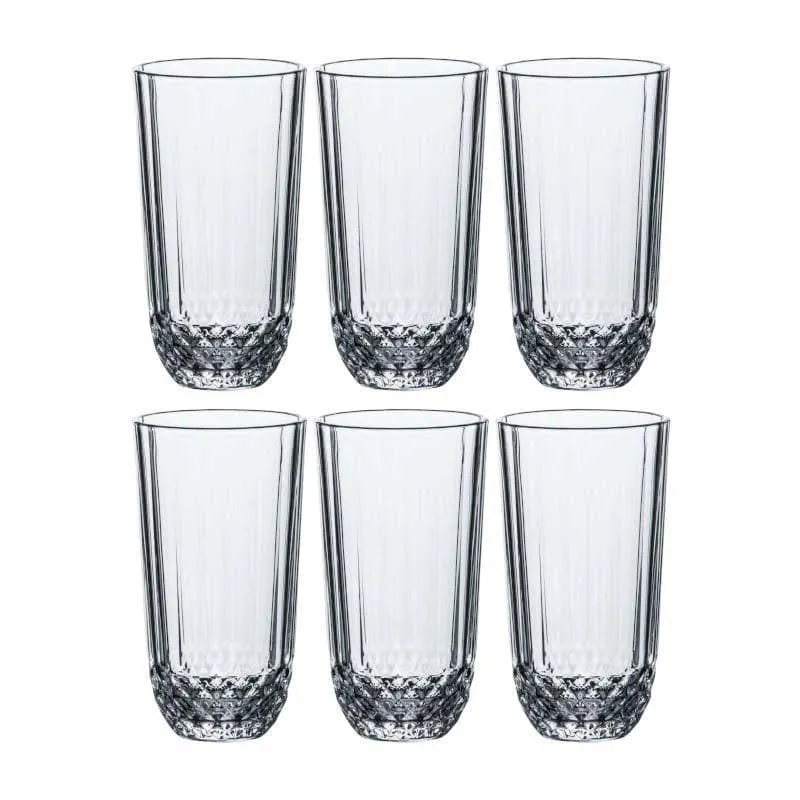 Pasabahce Tiyna Tall Glass Tumbler (345 ML) - Set Of Six media 4