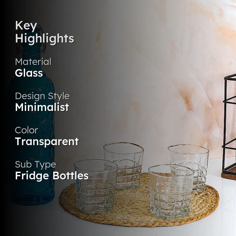 River 1000 mL Water Bottle With 200 mL Glasses - Five Piece Set media 2