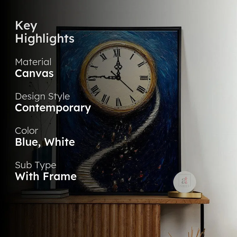 Prismatica Wall Art With Clock media 2