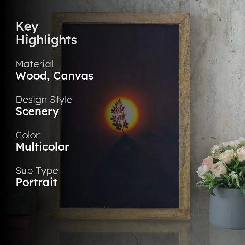 Sunset Canvas Painting media 2