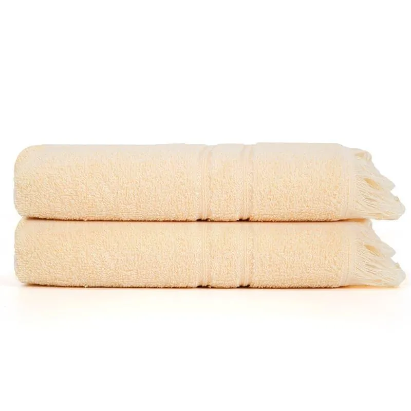 Micro Cotton LuxeDry Soothe Hand Towel (Beige) - Set Of Two media 3
